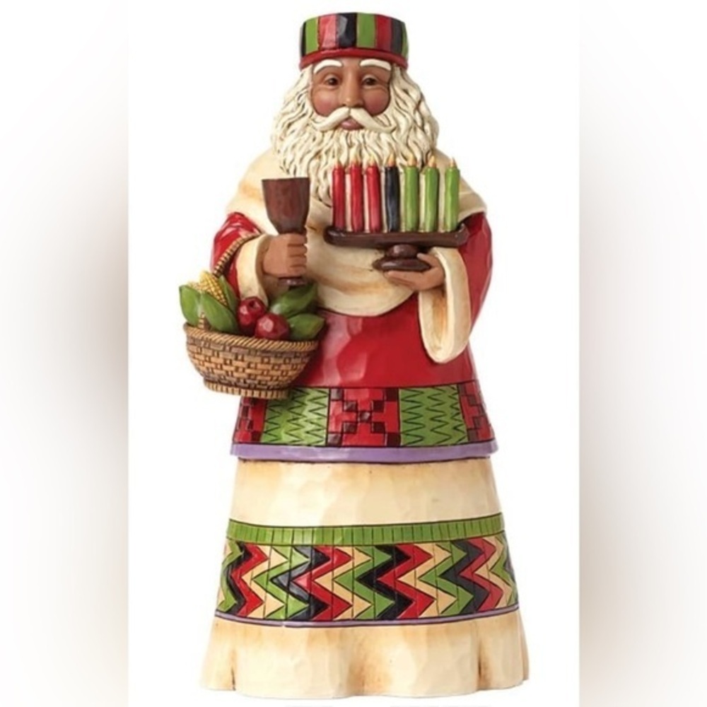 Jim Shore Enesco African Santa Heartwood Creek Figurine